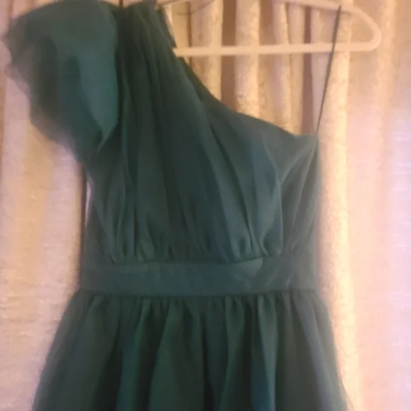 Flying Tomato One Shoulder Pleated Tulle size S - Picture 10 of 16